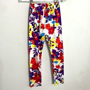 Boutique Luouse color splash printed stretch leggings 2 pack girls 12